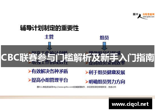CBC联赛参与门槛解析及新手入门指南